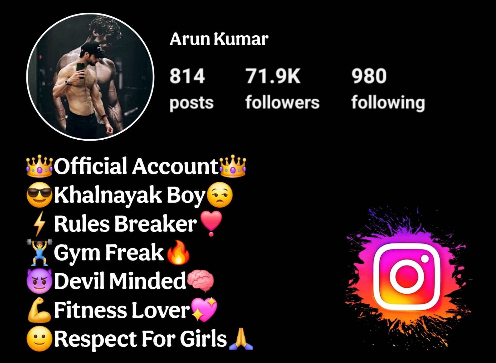 Gym Bio For Instagram