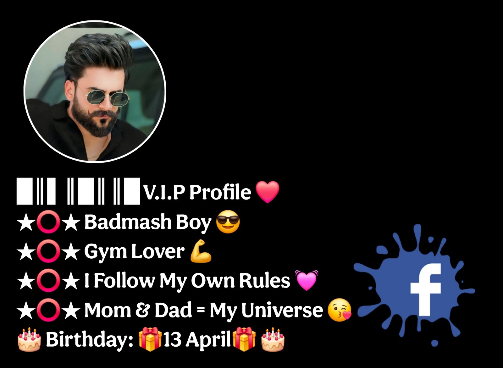 Facebook Bio For Boys