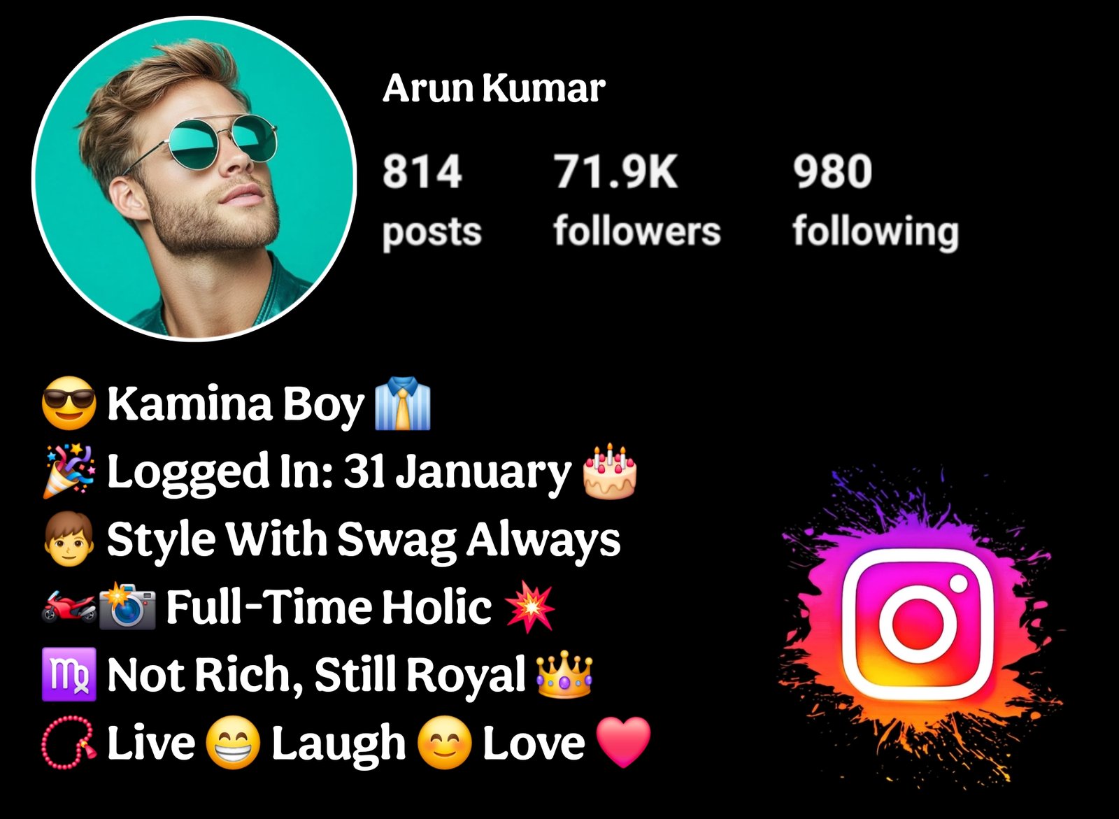 Instagram Bio For Boys