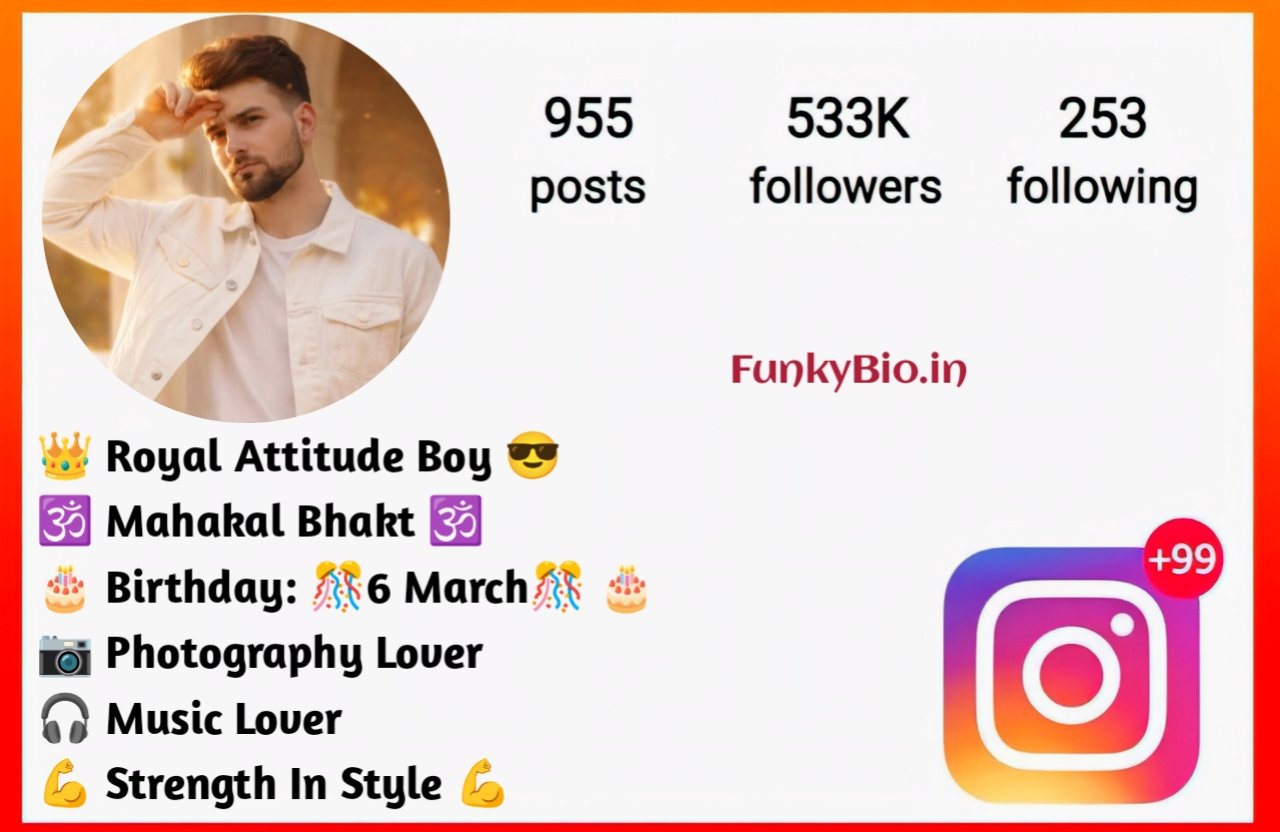 Facebook Bio For Boys